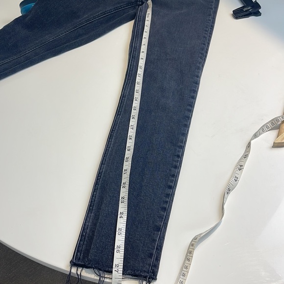 Denim forum yoko high rise slim frayed hem size 23 - Picture 11 of 11